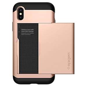iPhone X Case Spigen Slim Armor CS iPhone x Case Cover Slim Dual Layer Wallet Design Card S
