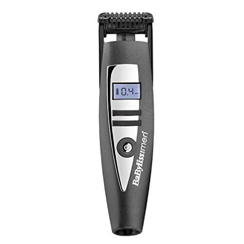 BaByliss i-Stubble+ Beard Trimmer for Men-Black