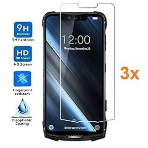 REY Screen Protector DOOGEE S90 Tempered Glass Film Premium quality Perfect protection scra