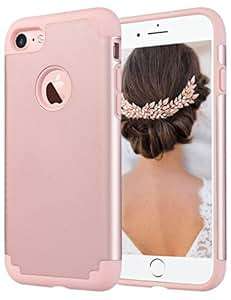 iPhone 7 Case ULAK iPhone 7 Case Shockproof Dual Layer Protection Slim Hybrid Flexible Skin Case C