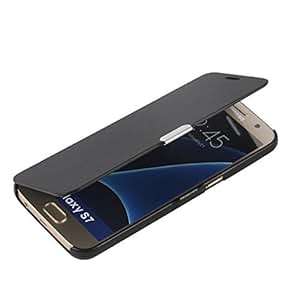 S7 Case, Galaxy S7 Case, MTRONX Magnetic Ultra Folio Flip Slim Leather Twill Case Cover Pouch for