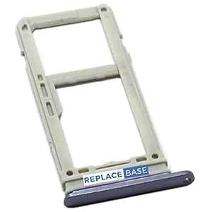 For Samsung Galaxy S8 Replacement Dual SIM SD Card Tray Holder Grey OEM