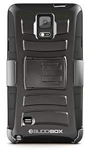 Note 4 Case, BUDDIBOX [HSeries] Heavy Duty Swivel Belt Clip Holster with Kickstand Maximal Protecti