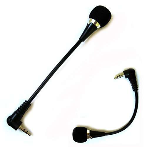 Mini Microphone-SODIAL(R)Flexible 3.5mm Jack Mini Microphone Mic For PC Laptop Desktop Skype Yahoo B