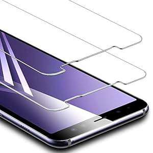 ESR Samsung A8 Screen Protector 2 Pack Galaxy A8 Tempered Glass Screen Protector Scratch Resistant F