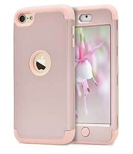 Dailylux iPod Touch 5 CaseiPod Touch 6 Case3in1 Hybrid Impact Resistant Shockproof PC Silicone Pr