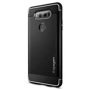 LG V20 Case, Spigen [Rugged Armor] Resilient [Black] Ultimate protection from drops and impacts fo