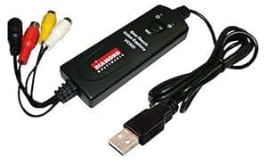 Diamond VC500 USB 2.0 One Touch VHS to DVD Video Capture Device with for Win7 Win8 & Win10