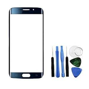 BisLinks Blue Front Glass Lens Tools Replacement for Samsung Galaxy S6 Edge SM-G925
