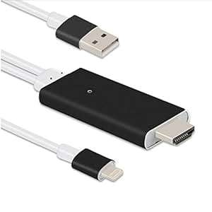 HDMI HDTV AV Adapter Cable For Apple iPhone 6 (Black)