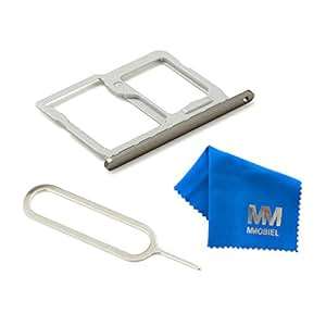 SIM Card Tray Holder Slot Replacement for LG G5 Series All Carriers Silver SIM Card Tray Open Ejec