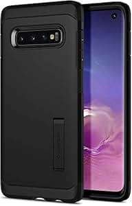 Spigen Tough Armor Galaxy S10 Case Cover Extreme Shockproof Protection Integrated K (Black)