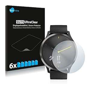 Savvies Screen Protector Garmin Vivomove HR 6 Pack Protection Film (6-Pack)(Clear)
