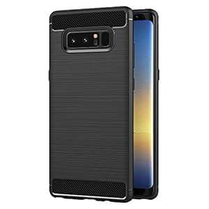 Samsung Galaxy Note 8 Case AICEK Black Silicone Cover for Samsung Note 8 Bumper Covers Galaxy Note