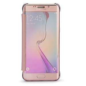 iMusi Samsung Galaxy S6 Edge Plus Case, Mirror Smart Clear View Window Flip Case Cover For Samsung