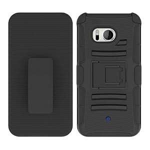 HTC U11 Case TopACE High Quality Slim Robot Armor Stand Shockproof Hybrid Rugged Rubber Hard back