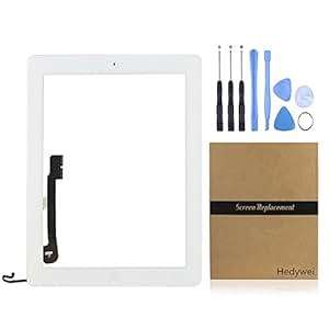 For Apple iPad 4 Touch Screen Digitizer Glass Replacement w/Home Button White