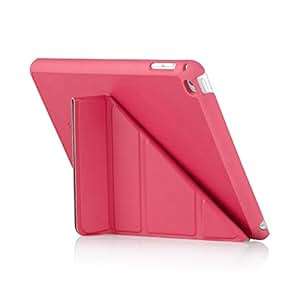 Pipetto iPad Mini 4 Case Origami Smart Cover Pink Luxe Vegan Leather Compatible with iPad Mini