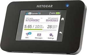 NETGEAR AC790-100EUS Aircard Wi-Fi Mobile Broadband Hotspot with Super Fast 4G LTE Portable Car W