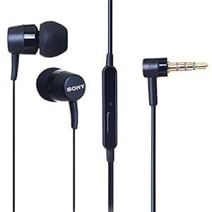 Original Sony MH750 Black Mobile Headset In-Ear-Stereo Wired Jack 3.5 mm Earphones Earbud Headphone