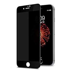 TECHO Privacy Screen Protector iPhone 8 Plus 7 Plus Full Coverage Case Friendly Super Cl (Black)