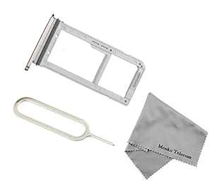 MMOBIEL SIM Card Tray Holder Slot Replacement for Samsung Galaxy S7 G935 Edge Series Gold Platinum