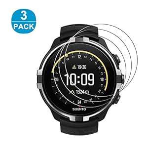 Suunto Spartan Sport Whr Baro Screen Protector Glass 3 PACK RBEIK Premium 9H Hardness Tempered Glass