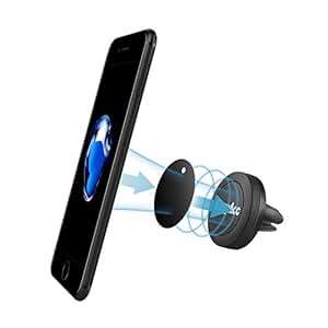 Car Mount EasyAcc Universal Car Air Vent Mount Magnetic Car Cradle Phone Holder for iPhone x/8 Samsu