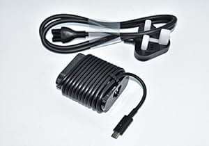DELL 30W USB-C AC ADAPTER POWER CHARGER UK POWER CABLE F17M7 470-ABSF