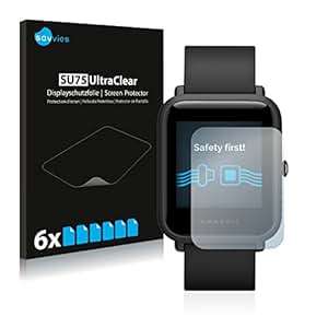 Savvies Huami Amazfit Bip Screen Protector 6 Pack Protection Film