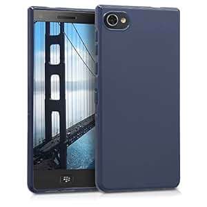 kwmobile TPU Silicone Case Blackberry Motion Soft Flexible Shock Absorbent Pro (.dark blue matt)