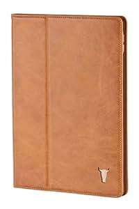 iPad Mini Case. Premium Tan Cowhide Leather Smart Case/Cover for Apple iPad mini 1 mini 2 with r
