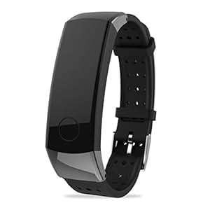 Watch BHuawei Honor 3 Diadia 2018 Silicone Bracelet Strap Sports Replacement Wrist B (Black)