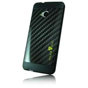 PULSARplus TPU Case Black for HTC One M7 Carbon