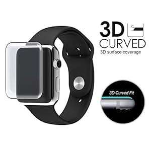 Huntfgold 3D Curved Full Screen Protector Apple Watch (3D Full Curved iWatch Series 4/40mm)
