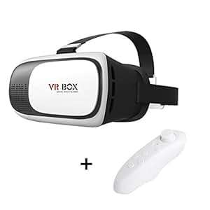 ZaKitane Upgrade VR Glasses 3D VR Box Virtual Reality Headset Glasses With Bluetooth Remote Controll