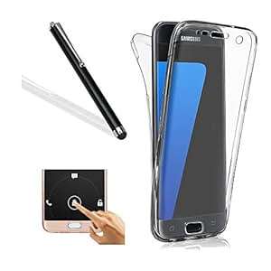 Galaxy S7 Edge CaseGalaxy S7 Edge TPU CoverLeeook Ultra Thin Transparent Clear Design Shockproof