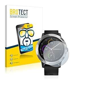 Brotect Garmin Vivoactive 3 Screen Protector 2 Pack PET Protection Film Crystal-Clear