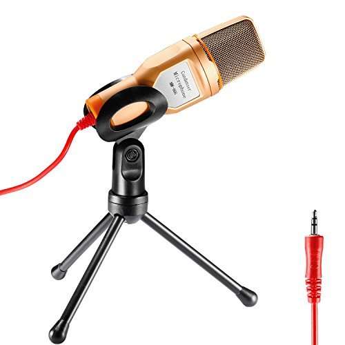 Neewer Professional Condenser Sound Podcast Studio Microphone with 3.5mm Audio C