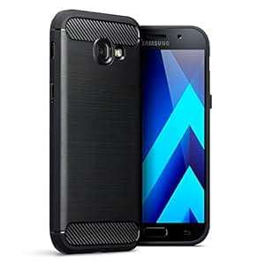 2017 Galaxy A5 Covers Terrapin Samsung Galaxy A5 2017 Case Carbon Fibre Design Brushed Effect
