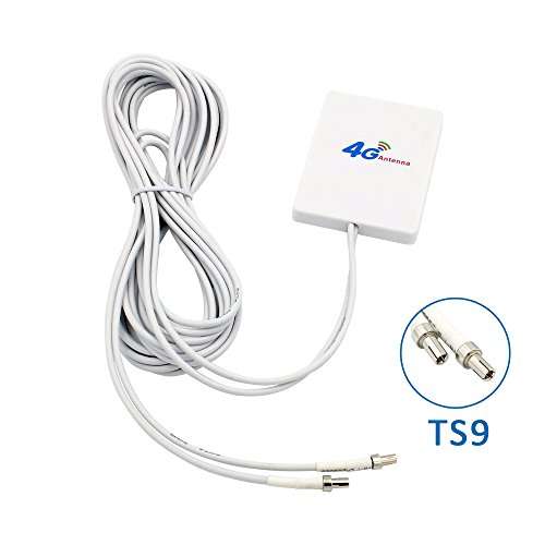4G LTE Dual Mimo Antenna with TS9 Connector (3M cable included) (TS9) TechLeo