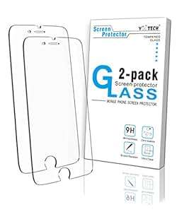 iPhone 8 Plus Screen Protector Yootech 2-Pack iPhone 8 Plus/7 Plus Tempered Glass Screen Protector O