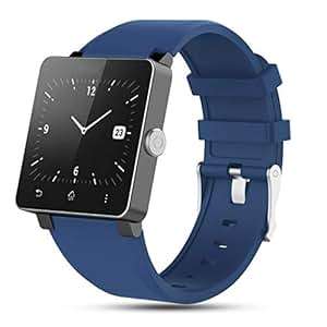 Zeehar Replacement Soft Silicone WristbWatch Strap BSony Smartwatch 2 SW2 Smartwatch