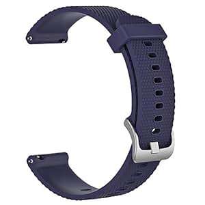 WristbStrap Samsung Gear Sport/Huawei watch2/watch2 pro/Garmin vivoactive3/LG Wa (Navy Blue)