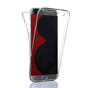 AMPLE GALAXY S8 PLUS Ultra Thin 360 Case Full Front and Back Protection Transparent Cover Clea