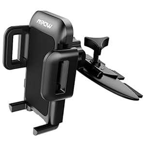 Mpow Grip Pro 2 Universal Easy CD Slot Car Mount Holder Cradle with Just A Push 360 Degree Rotation