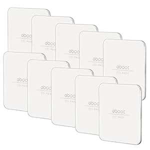 10 Pieces Gel Pads Sticky Anti-slip Pads Non-slip Gel Mat for Cellphone Keys Pads Clear