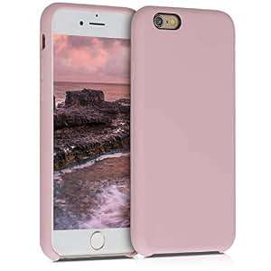 kwmobile TPU Silicone Case Apple iPhone 6/6S Soft Flexible Rubber Protective Cover Peach Skin