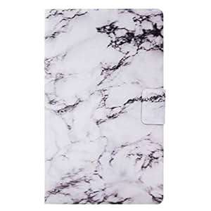 For Kindle Fire HD 8 Cover Fulltime TM Intelligent Sleep Folding Stand Painted Leather Case Cove (C)