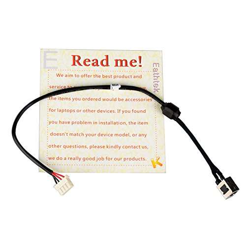 Eathtek Replacement DC Jack Power Charge Plug In Port Cable For Toshiba Satellit